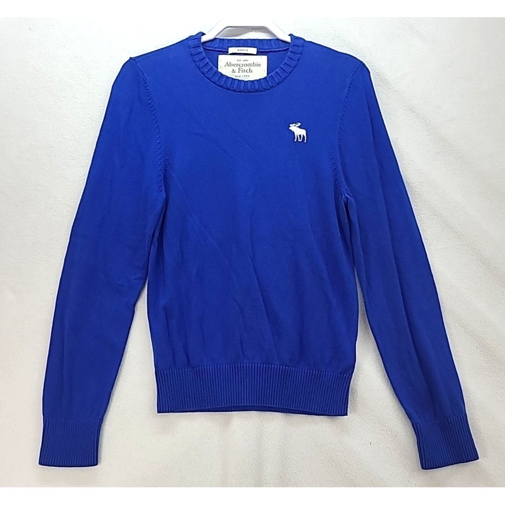 Abercrombie & Fitch Cotton Cashmere Blend Sweater Sz Lg Preppy Old Money